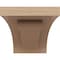 Ekena Millwork 4"W x 8"D x 4"H Wide Viola Rough Cedar Woodgrain TimberThane Corbel, Primed Tan CORUR04X08X04VIORCPR - alternate 3